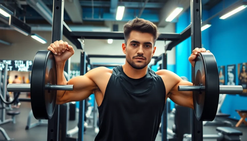 Exercice sur un rack de musculation professionnel sur instasupertonio.fr pour ceux qui souhaitent s'entraîner sérieusement.