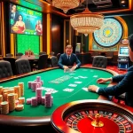 Players engage in intense poker action at JBO Vietnam casino, showcasing vibrant chips and thrilling games.