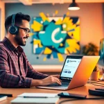 Showcasing payment links for content creators in an engaging workspace for enhanced creativity.