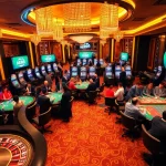 Experience the thrill of winning at https://rr88.wales/ with vibrant slot machines and poker tables.