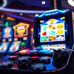Mengakses GAME SLOT ONLINE melalui PLANET77 LINK dengan grafis menarik dan suasana kasino digital.