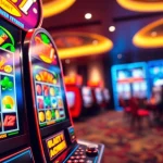 Menggambarkan petanitoto yang menyenangkan di mesin slot menampilkan peluang jackpot menggiurkan.