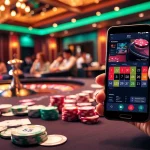 Players enjoying a thrilling game at 188bet's casino with chips and cards on the table.