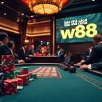 Engaged players strategize at a poker table, embodying kèo nhà cái w88 excitement and professionalism.