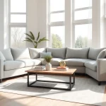 View a stylish corner sofa featured on https://corner-sofas.co.uk, enhancing a modern living space.