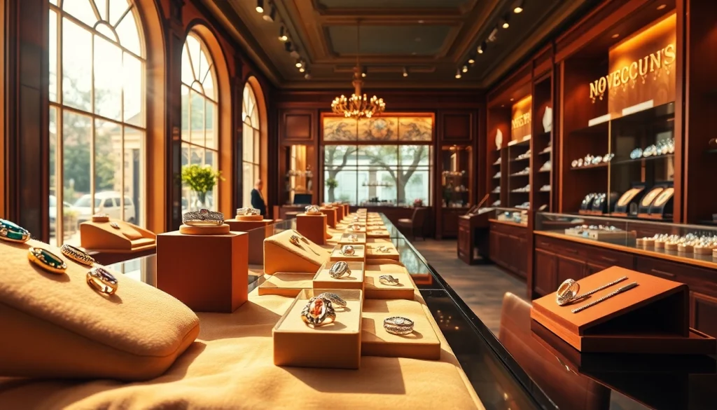 Find exquisite jewelry collections at the Juwelier in der Nähe with elegant displays.