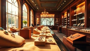 Find exquisite jewelry collections at the Juwelier in der Nähe with elegant displays.