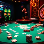 Engaging poker players at a high-stakes table with luxurious ambiance at https://topclub.site/.