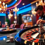 Players strategizing at a luxurious casino table with link 789bet-themed decor, capturing the excitement of gambling.