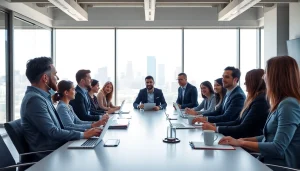 Engage in productive business discussions in a diverse group setting.