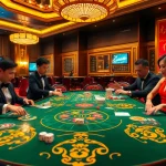 Exciting game of go88 tài xỉu featuring vibrant chips and an engaging dealer