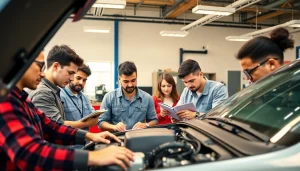 Trade School Tennessee students learn practical skills in a collaborative and vibrant environment.