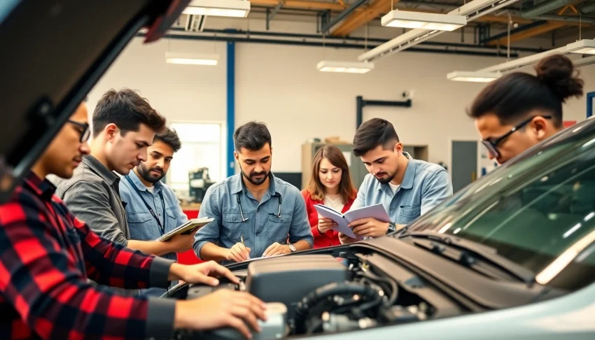 Trade School Tennessee students learn practical skills in a collaborative and vibrant environment.