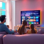 Stream quality family moments with IPTV on https://bosstv.ca in a cozy living room.