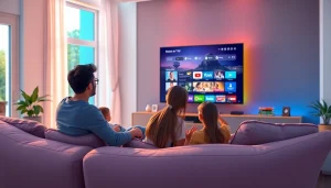 Stream quality family moments with IPTV on https://bosstv.ca in a cozy living room.