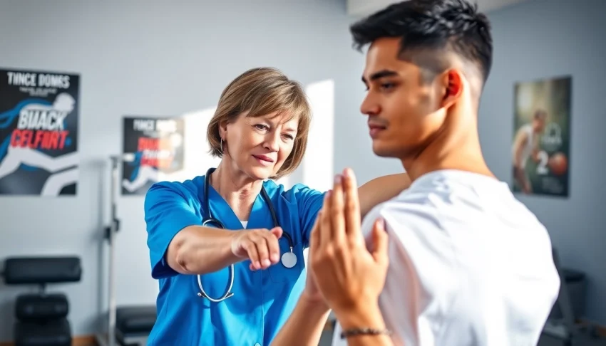 Helping athletes recover with expert therapy at https://www.fhpts.com in a bright clinic.