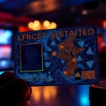 Club21 fake ids showcasing high-quality holograms and UV light features for nightlife.