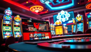 Experience the excitement of UU88 gaming with vibrant casino visuals.