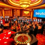 Players engaged in an exciting Birutoto gaming experience at a luxurious casino table.