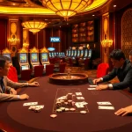 Engaged gamblers strategizing at a high-stakes poker table - Nếu như vậy bám vào đây.