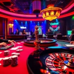 Exciting casino scene showcasing engaging gameplay elements and the 188bet link for online betting.