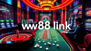 Trải nghiệm sự phấn khích của cược trực tuyến với màn trình diễn liên kết W88 sống động này, giới thiệu các trò chơi casino.
