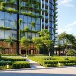 Showcasing the Tampines St 95 EC luxury residential development amidst contemporary surroundings.