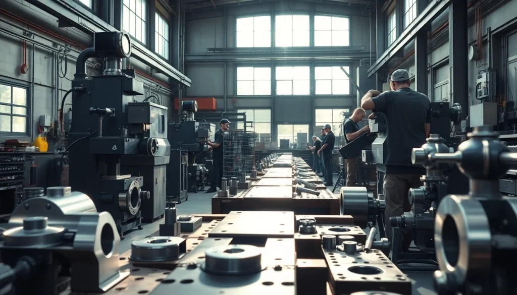 Skilled professionals fabricating steel at a metal manufacturer Edmonton.