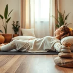 Pratique de sophrologieetbienetre.fr dans un environnement apaisant avec une ambiance relaxante.