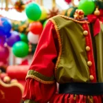 Pietenpak met kleurrijke decoraties, perfect voor feestelijke gelegenheden.