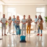 Enhancing your home with our professional Cleaning service, featuring a dedicated team and sparkling results.
