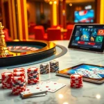Experience thrilling gaming action at EV88 with professional tables and vibrant betting elements.
