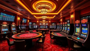 Experience the thrilling atmosphere at nhà cái 79king with vibrant casino visuals and engaging online gambling.