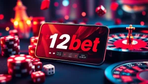 Experience the excitement of 12bet with an immersive online gambling interface.
