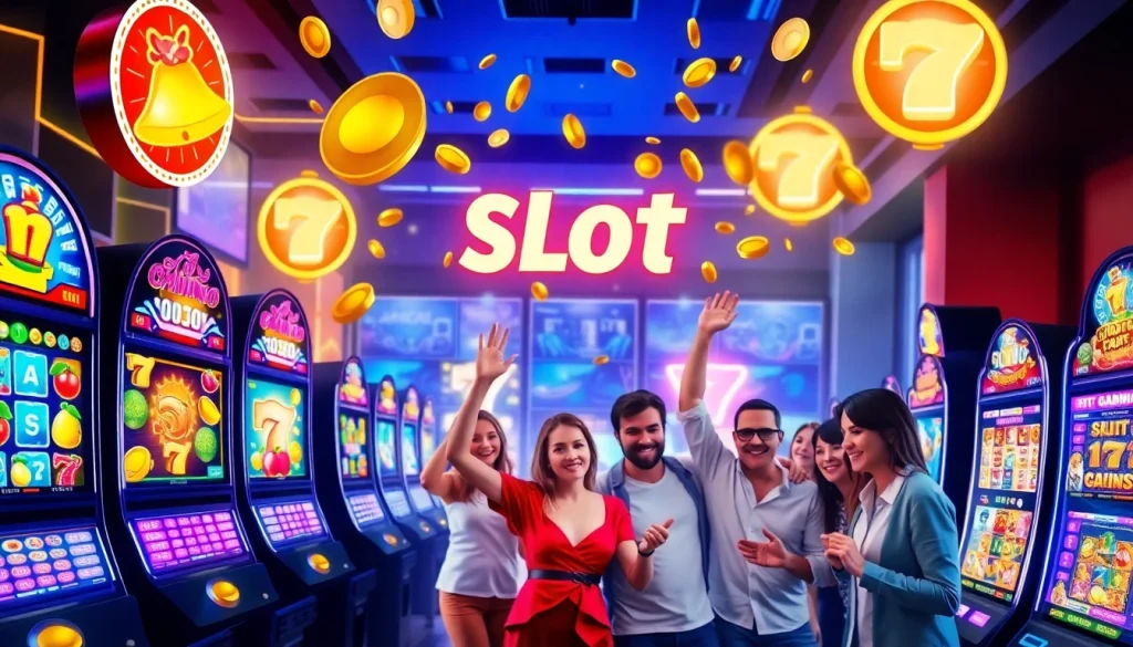 Engaging online slot hoki gaming scene with vibrant colors and animated symbols.
