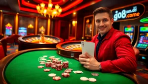 Experience a thrilling poker game at go88com.dev, where excitement and winning opportunities blend seamlessly.