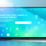 Explore the vibrant homepage of trevia.com showcasing digital health solutions with an engaging layout.