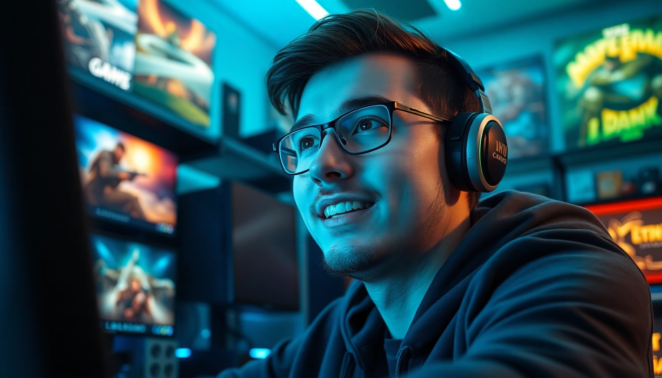 Gamer concentrating intensely during a session, highlighting the https://www.gamelevate.com experience.