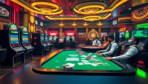 Experience excitement at https://gg88.ing/ with vibrant casino visuals featuring poker and slot games.