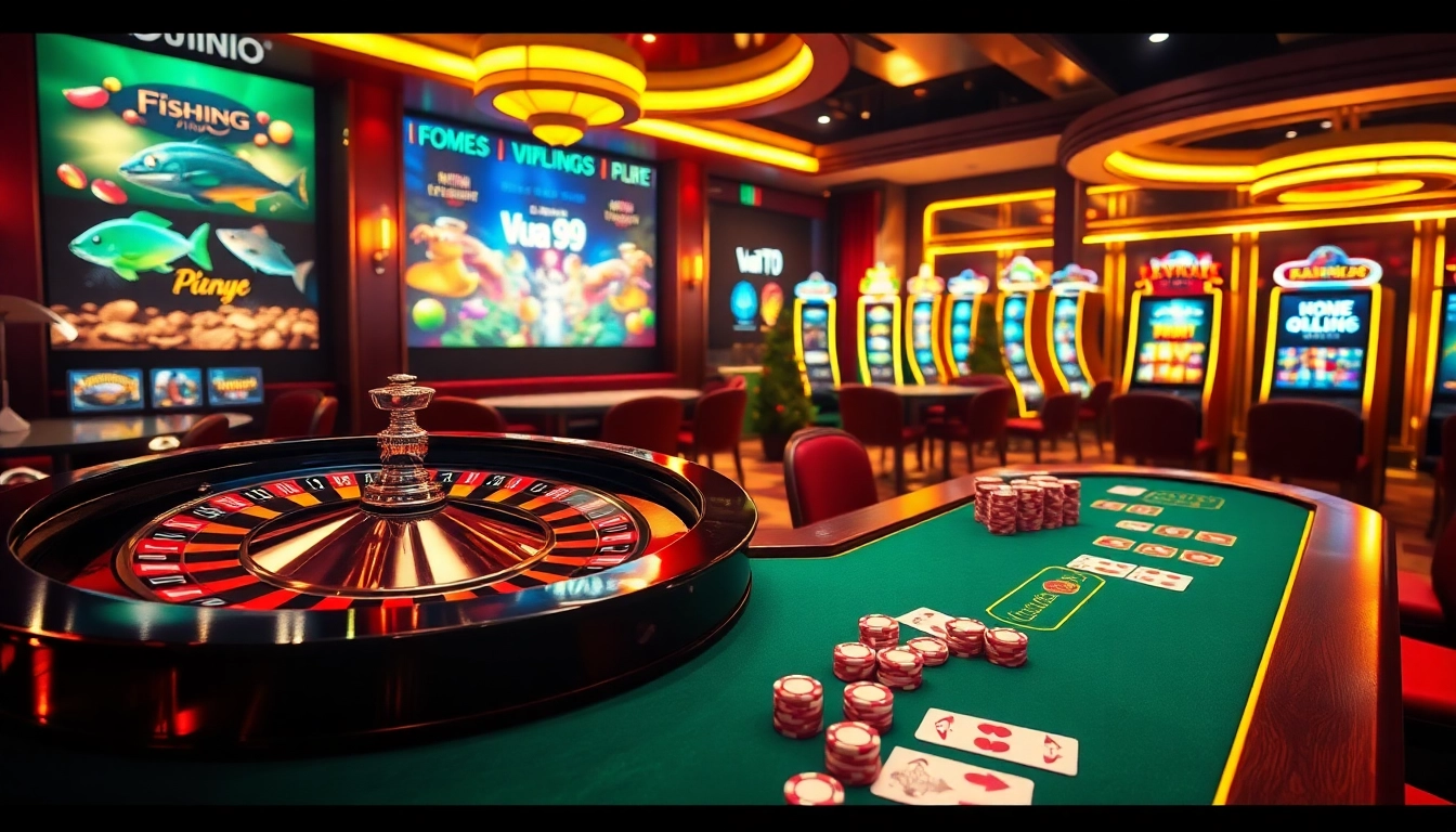Experience the thrill of winning at Vua99 with an elegant online casino scene filled with high-stakes games.