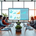 Understanding What is a CRM for WhatsApp through a collaborative business setting with diverse team members.