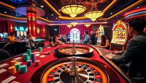 Experience thrilling gaming at https://topclub.space/ with vibrant casino tables and lively players.