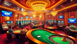 Experience thrilling gaming excitement at Hi88 Đăng Nhập with vibrant casino visuals and immersive design.