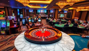 HB 88 casino scene featuring roulette and upscale gaming atmosphere.