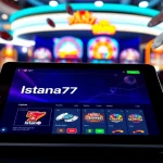 Menampilkan antarmuka Istana777 yang menarik pada perangkat, menggambarkan pengalaman bermain yang seru.