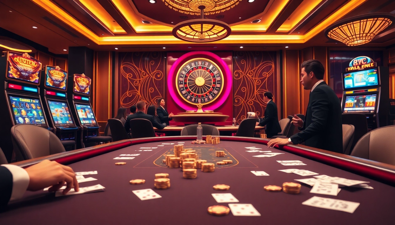 Experience thrilling gameplay at RR88 with interactive casino tables and engaging dealers.