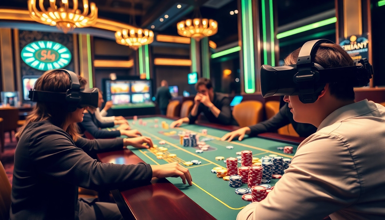 Experience the best csgo gambling sites with immersive casino gaming and vibrant table setups.