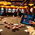 The hidden wiki guides high-stakes poker players at a luxury casino table, highlighting excitement and strategy.