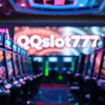 Menangkan di qqslot777 dengan suasana kasino yang penuh warna dan semangat.