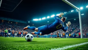 บอล-วัน-นี้ มุมมองการแข่งขันฟุตบอลที่เข้มข้นจากสนาม รายละเอียดการเซฟของผู้รักษาประตู